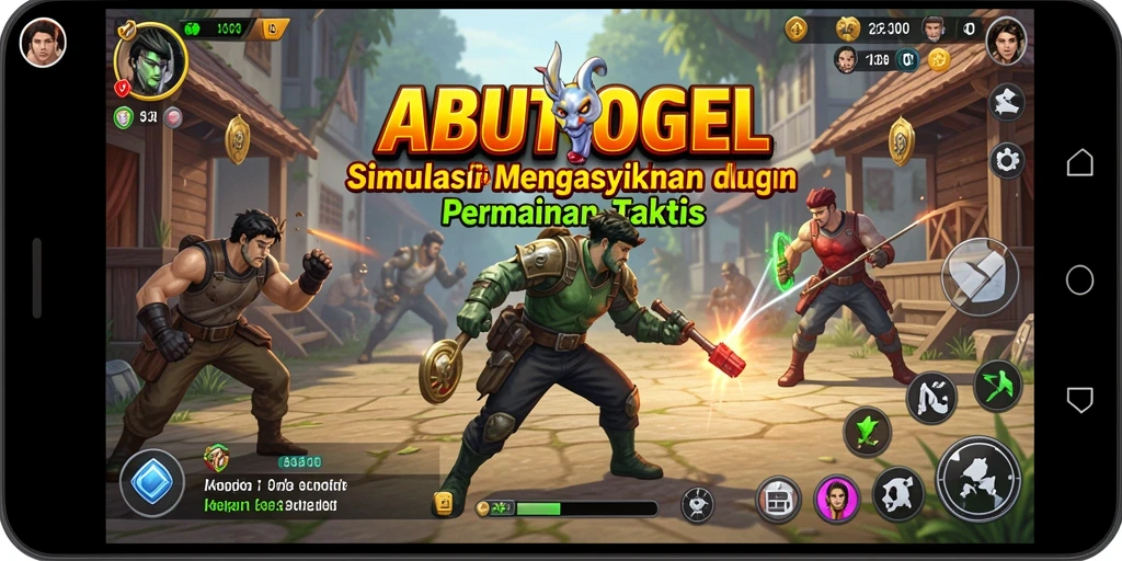 Screenshot gameplay <strong>ABUTOGEL</strong> yang menampilkan suasana kompetitif yang intens.