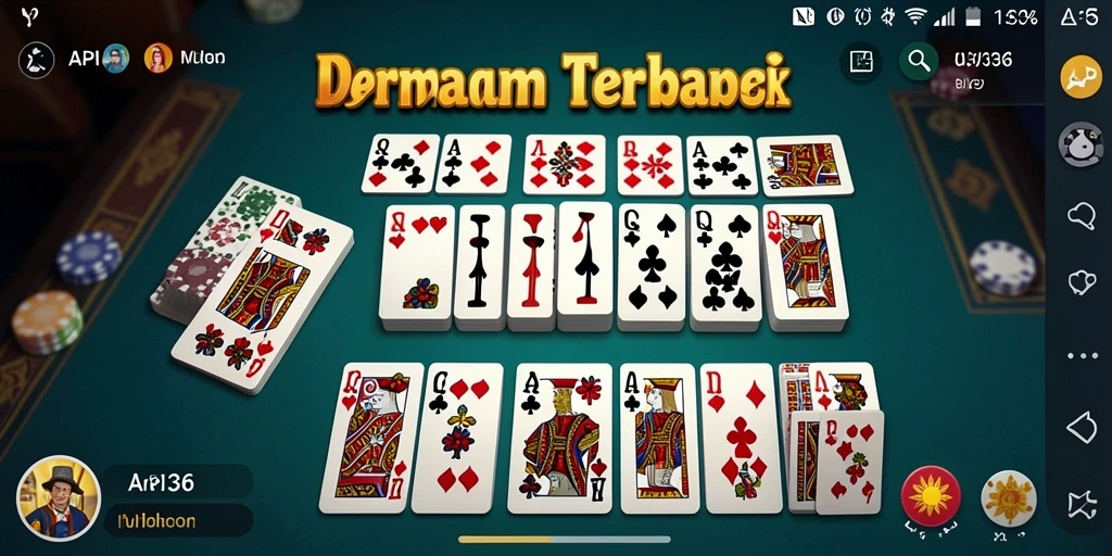 Tampilan gameplay yang menarik dari aplikasi Domino API36.