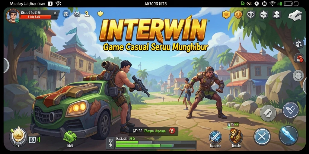 Tampilan gameplay INTERWIN yang seru dan menarik.