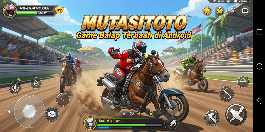 Screenshot gameplay balapan seru di MUTASITOTO.