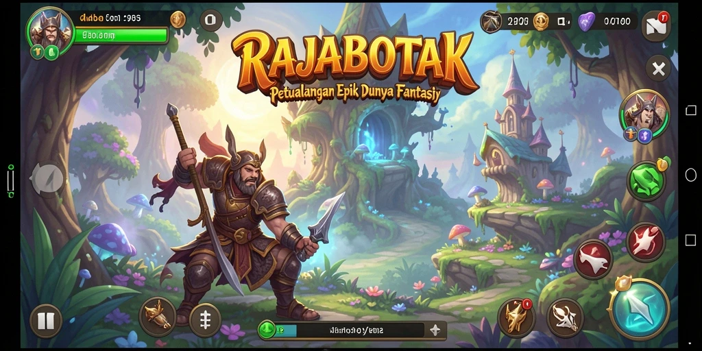 Gambar menunjukkan aksi mengejutkan dalam gameplay RAJABOTAK.