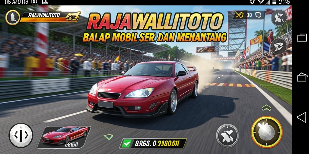 Gameplay seru di balapan mobil RAJAWALITOTO