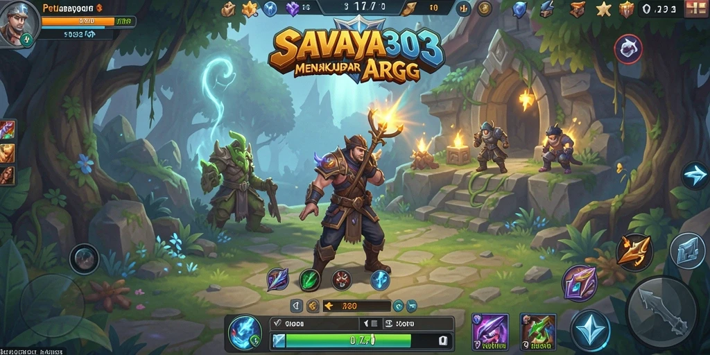Tangkapan layar SAVAYA303 menampilkan aksi pertempuran seru dalam game ARPG.