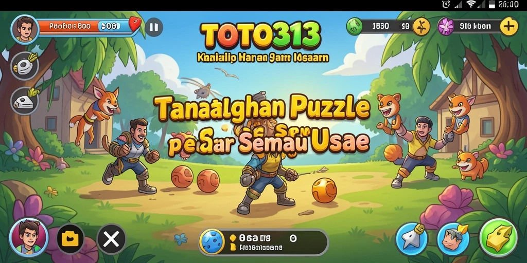 Tampilan gameplay TOTO313 yang menarik saat menyelesaikan puzzle.